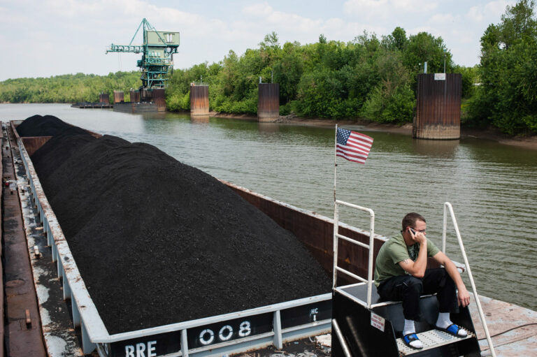 Mississippi Coal Barge