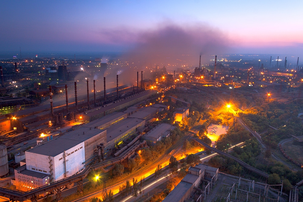 Coal Mining Metinvest Steel Facility Ukraine