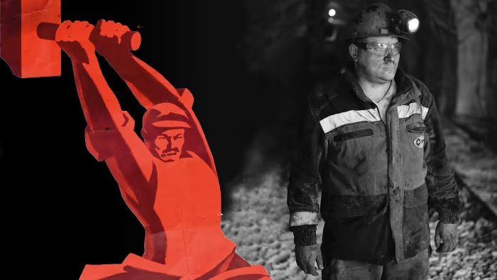 Coal Mining Russian underground coal miner